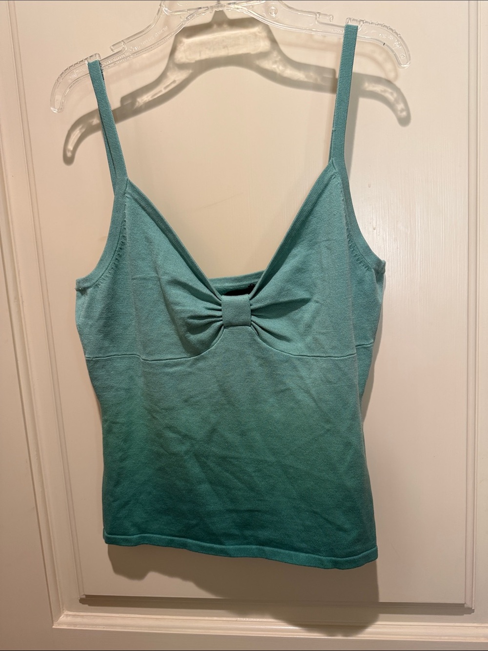 INC International Concepts Teal Bow-Front Camisole
